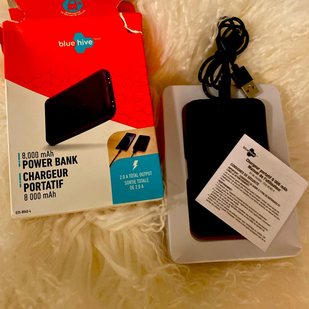 Brand New Mobile Power Bank( packaging open/broken) 8000 Mah!!